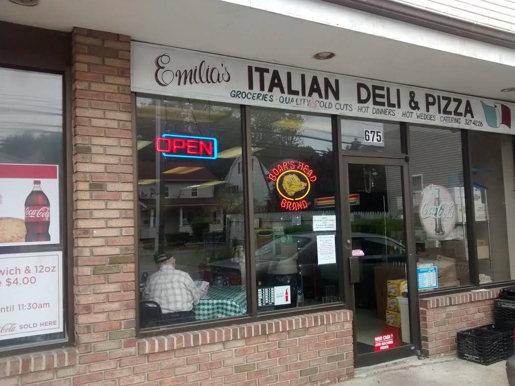 Emilias Italian Deli & Pizza | meal takeaway | 675 Cove Rd, Stamford, CT 06902, USA | 2033274226 OR +1 203-327-4226