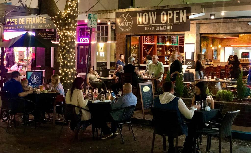 GRATO of Winter Park | restaurant | 528 S Park Ave, Winter Park, FL 32789, USA | 4076367222 OR +1 407-636-7222