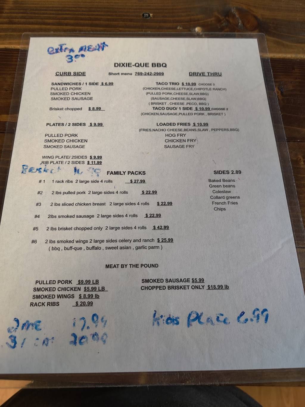 Dixie Que | restaurant | 3036 State Rte 43, Picayune, MS 39466, USA | 6013477432 OR +1 601-347-7432
