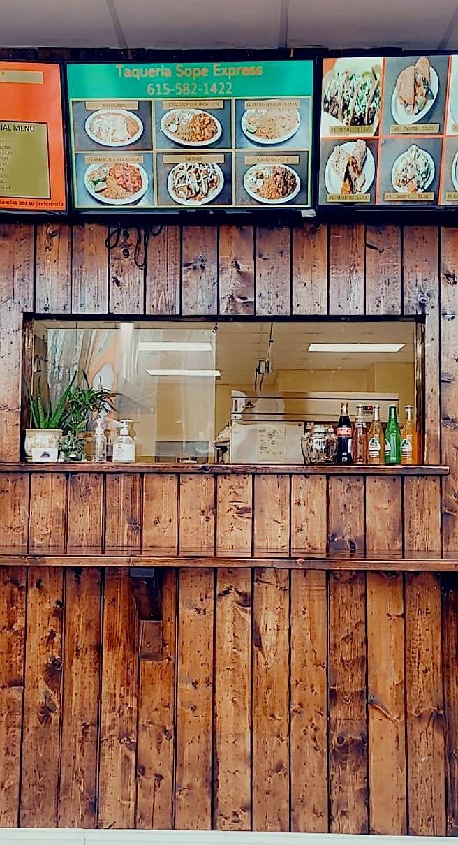 TAQUERIA SOPE EXPRESS | restaurant | 2610 Clarksville Pike, Nashville, TN 37208, USA | 6155821422 OR +1 615-582-1422
