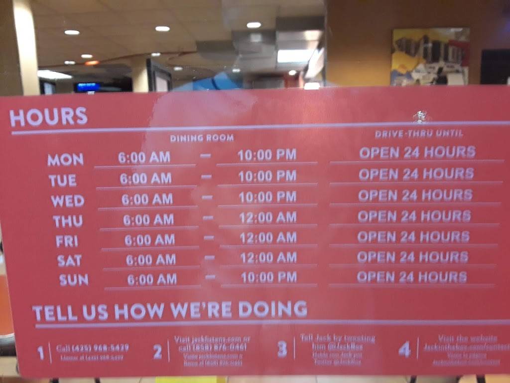 Jack in the Box | restaurant | 23911 104th Ave SE, Kent, WA 98031, USA | 2538543044 OR +1 253-854-3044
