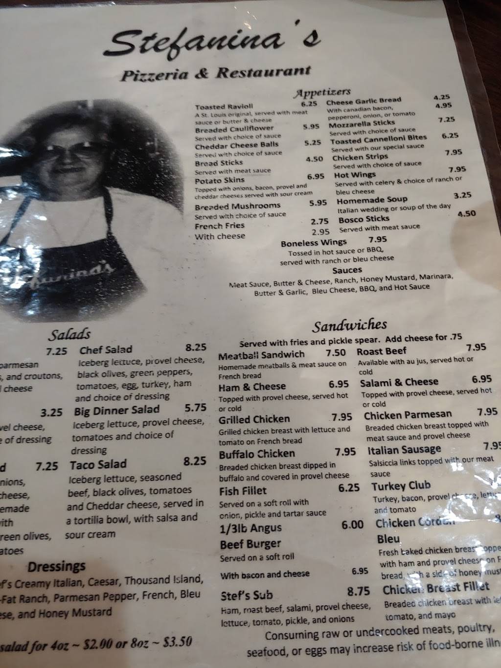 Stefaninas Winghaven | restaurant | 3002 Winghaven Blvd, OFallon, MO 63368, USA | 6366253333 OR +1 636-625-3333