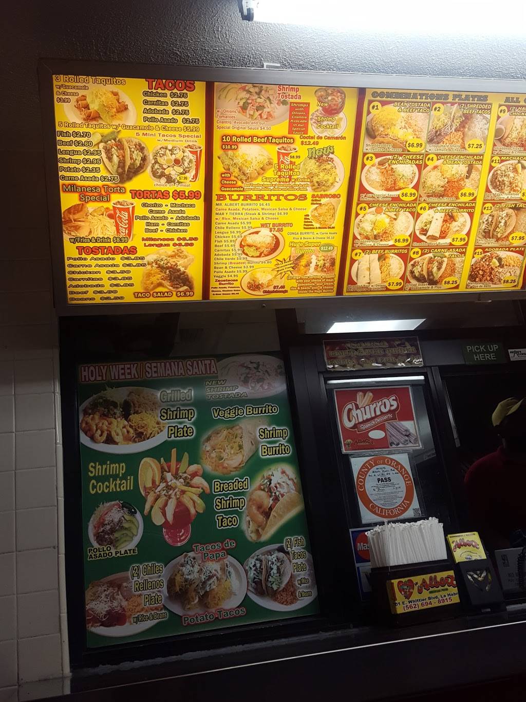 Mr.Albert Mexican Food | restaurant | 701 E Whittier Blvd, La Habra, CA 90631, USA | 5626948915 OR +1 562-694-8915