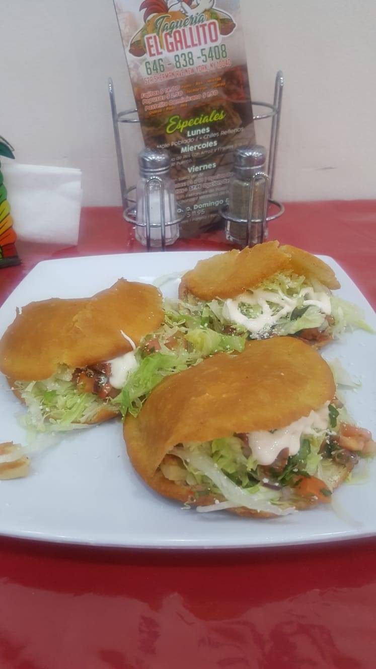 Taqueria El gallito | restaurant | 52a Sherman Ave, New York, NY 10040, USA | 6468385408 OR +1 646-838-5408