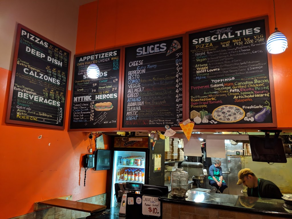 Mythic Pizza | restaurant | 551 Haight St, San Francisco, CA 94117, USA | 4158641999 OR +1 415-864-1999