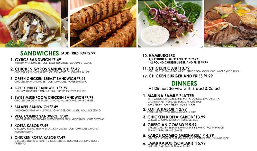 Marina Grill & Deli | restaurant | 580 University Ave W, St Paul, MN 55103, USA | 6517059096 OR +1 651-705-9096