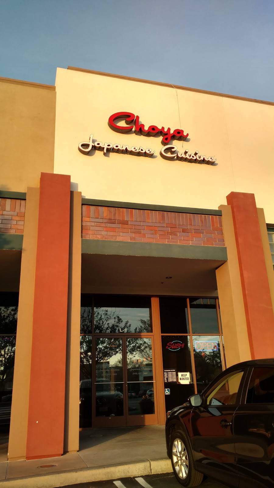 Choya Japanese Cuisine | restaurant | 25612 Crown Valley Pkwy L-1, Ladera Ranch, CA 92694, USA | 9493472465 OR +1 949-347-2465