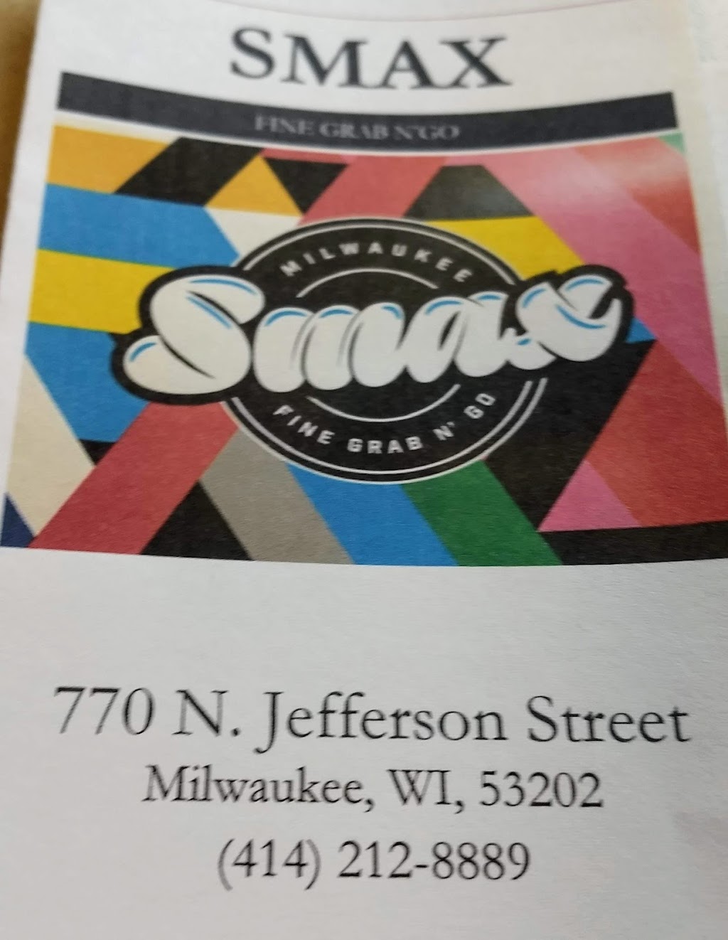 SMAX | restaurant | 770 N Jefferson St, Milwaukee, WI 53202, USA | 4142128889 OR +1 414-212-8889