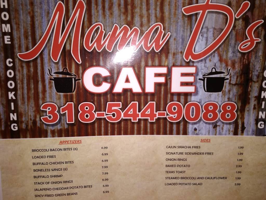 Mama Ds Cafe | restaurant | 9097 LA-4, Castor, LA 71016, USA | 3185449088 OR +1 318-544-9088