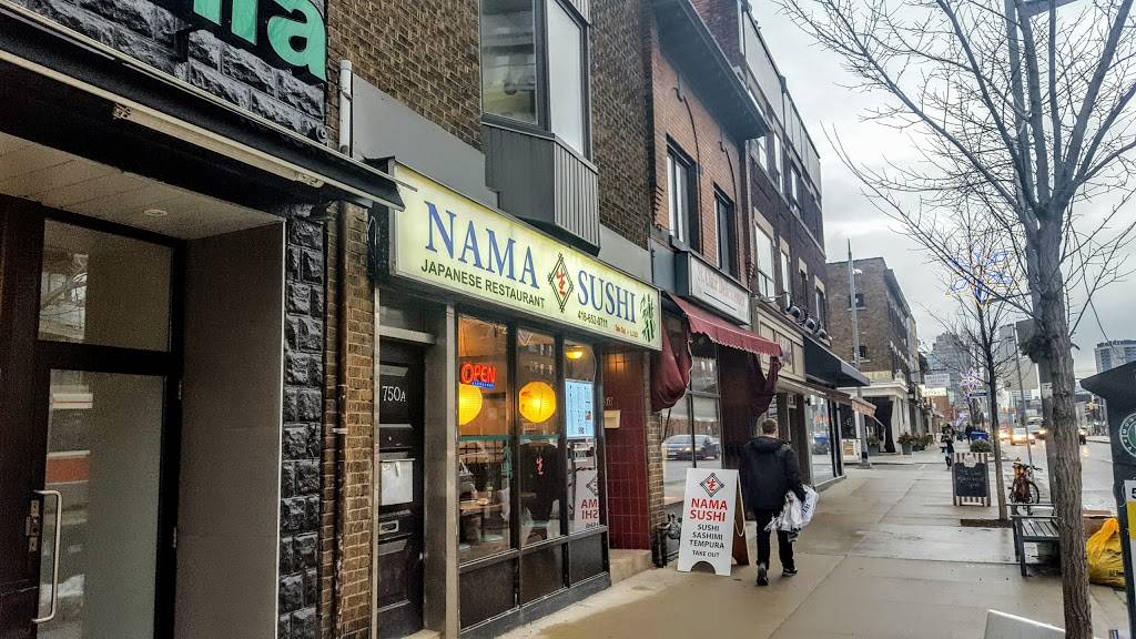 Nama Sushi | restaurant | 750 St Clair Ave W, Toronto, ON M6C 1B5, Canada | 4166520711 OR +1 416-652-0711