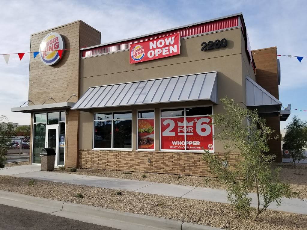Burger King | restaurant | 2260 W Baseline Rd, Tempe, AZ 85282, USA | 4802643850 OR +1 480-264-3850