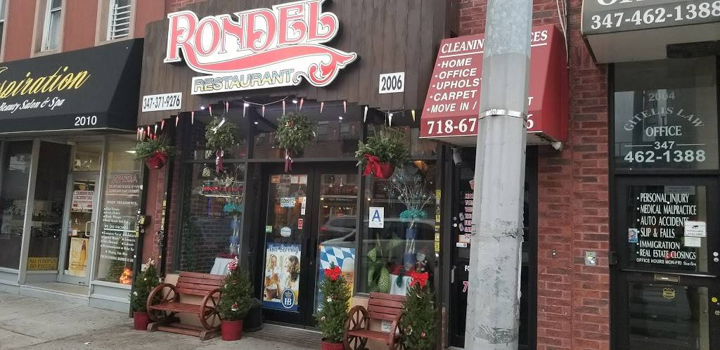 Rondel | restaurant | 2006 Coney Island Ave, Brooklyn, NY 11223, USA | 3473719276 OR +1 347-371-9276