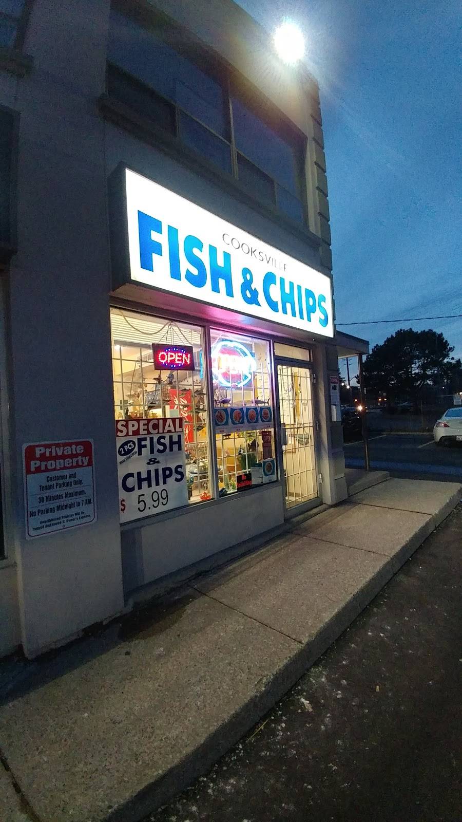 Cooksville Fish And Chips | restaurant | 55 Dundas St E, Mississauga, ON L5A 1W1, Canada | 9052729722 OR +1 905-272-9722