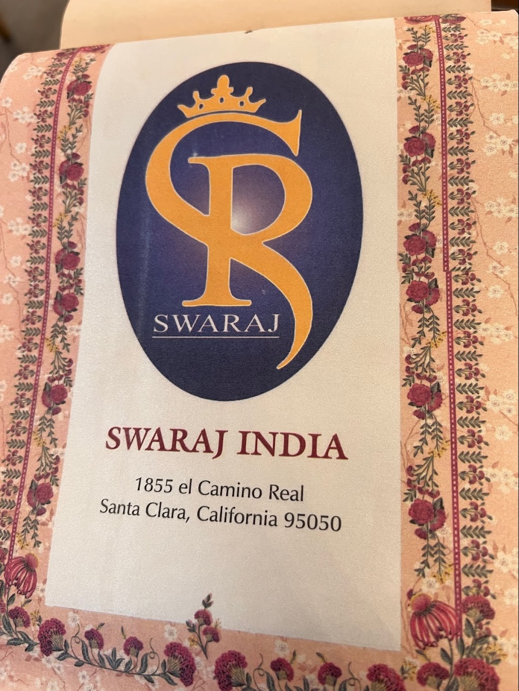 Swaraj India Restaurant | restaurant | 1855 El Camino Real, Santa Clara, CA 95050, USA | 4157471721 OR +1 415-747-1721