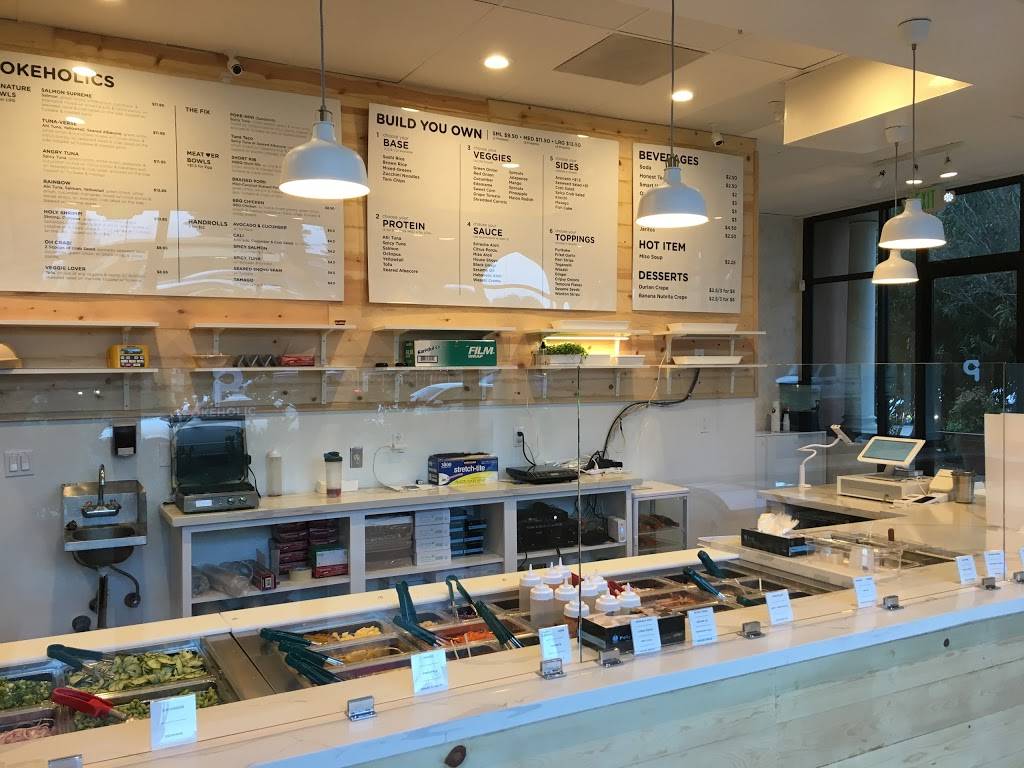 Pokeholics | restaurant | 19929 Stevens Creek Blvd, Cupertino, CA 95014, USA | 6505563876 OR +1 650-556-3876