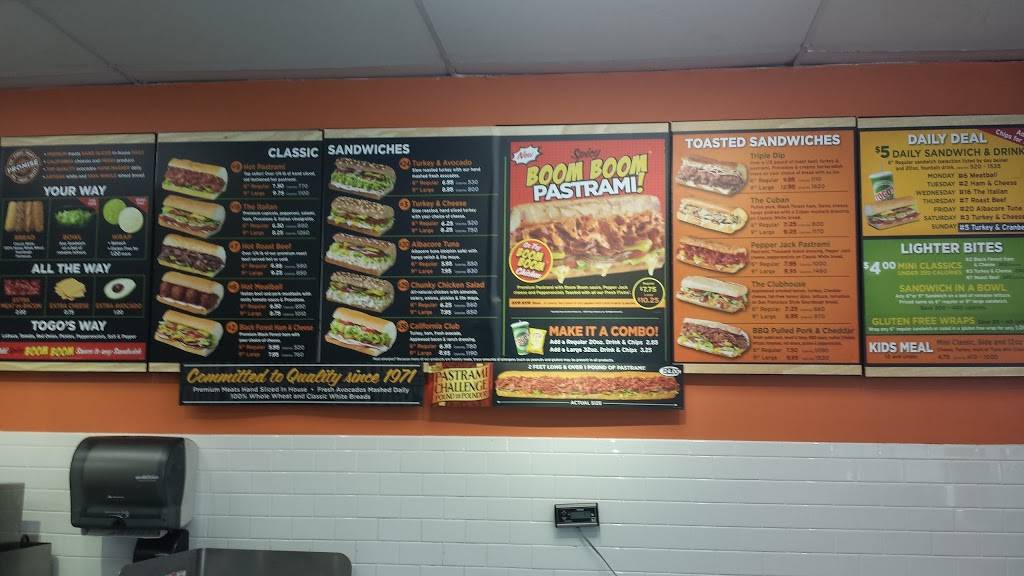 TOGOS Sandwiches | meal takeaway | 1537 Farmers Ln, Santa Rosa, CA 95405, USA | 7075288143 OR +1 707-528-8143