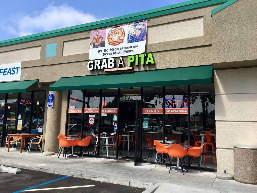 Grab A Pita | restaurant | 1597 Meridian Ave, San Jose, CA 95125, USA | 4082644993 OR +1 408-264-4993