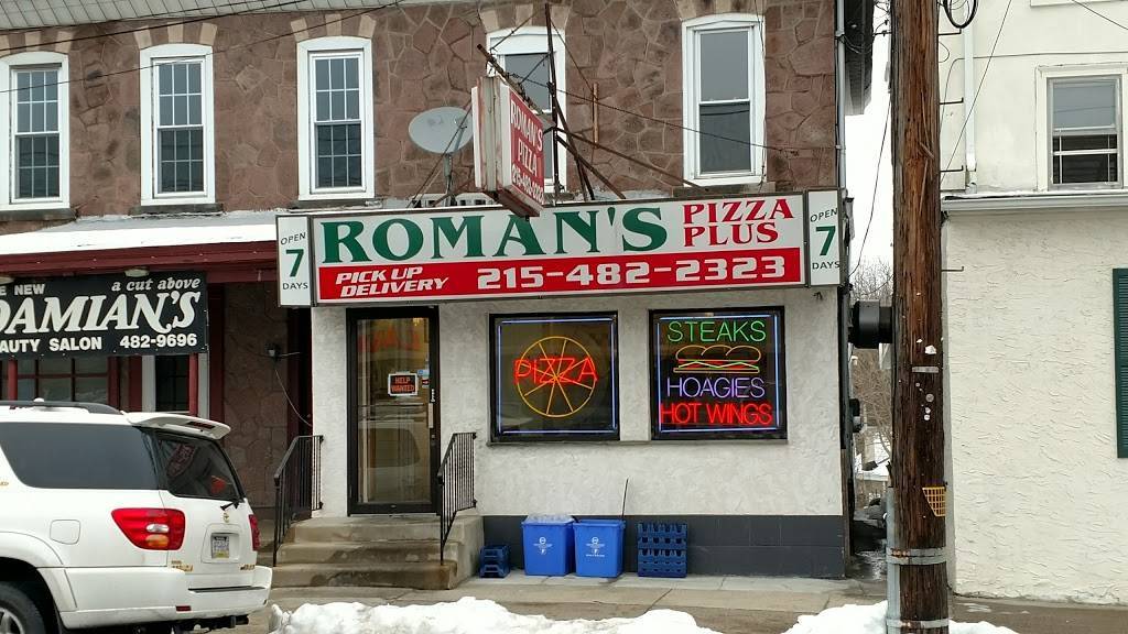 Roman’s Pizza Plus | meal delivery | 6613 Ridge Ave, Philadelphia, PA 19128, USA | 2154822323 OR +1 215-482-2323