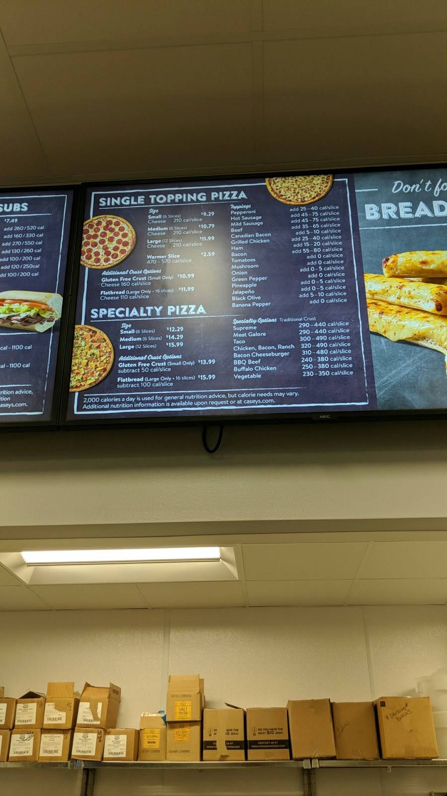 Caseys | meal takeaway | 102 W Taylor St, Creston, IA 50801, USA | 6417824399 OR +1 641-782-4399