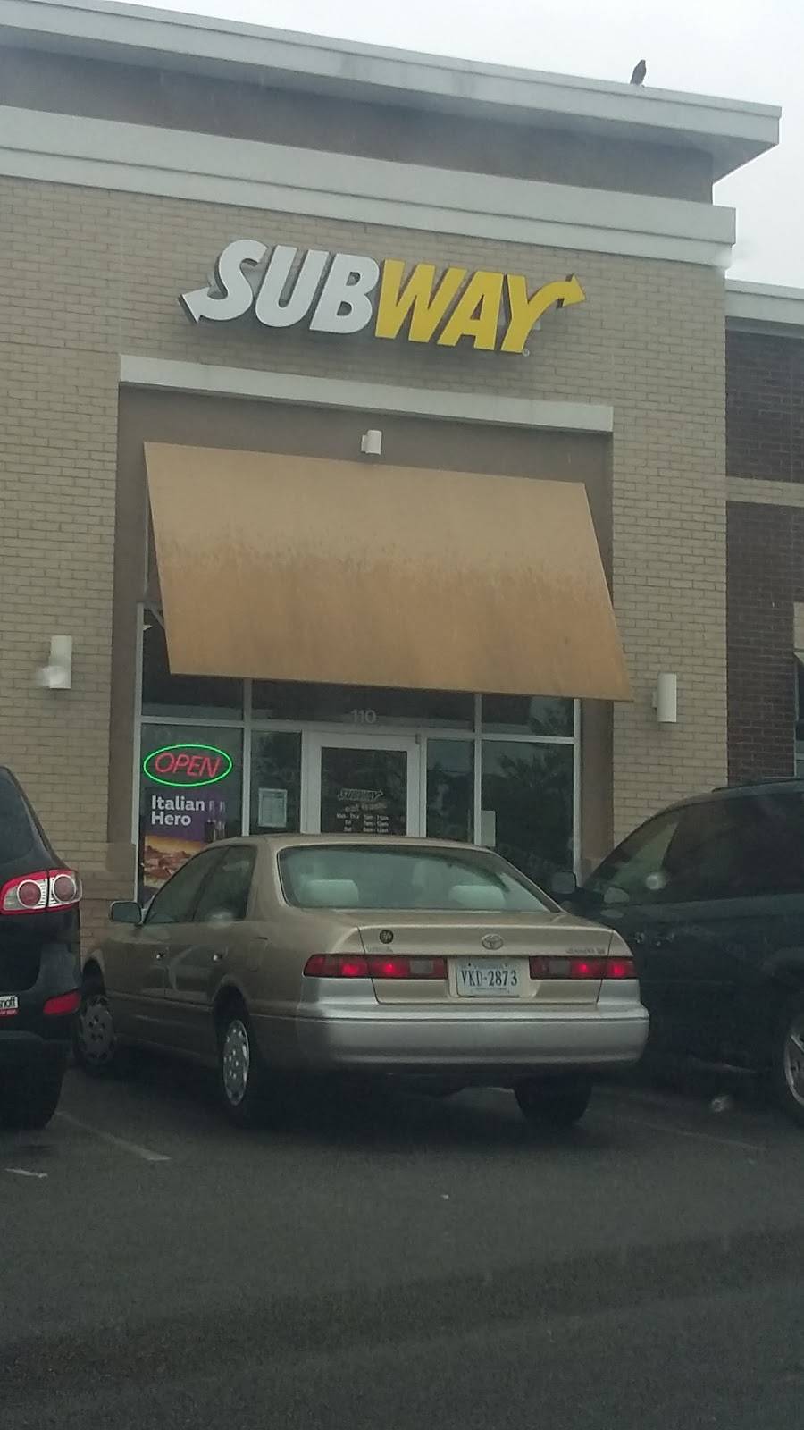 Subway Restaurants | restaurant | Main Street Shoppes, 1202 N Main St Unit 110, Suffolk, VA 23434, USA | 7575392469 OR +1 757-539-2469