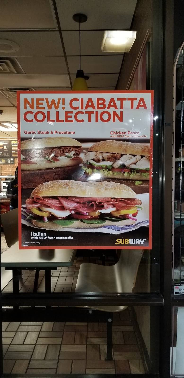 Subway Restaurants | restaurant | 1768 Carter Hill Rd, Montgomery, AL 36106, USA | 3342637875 OR +1 334-263-7875