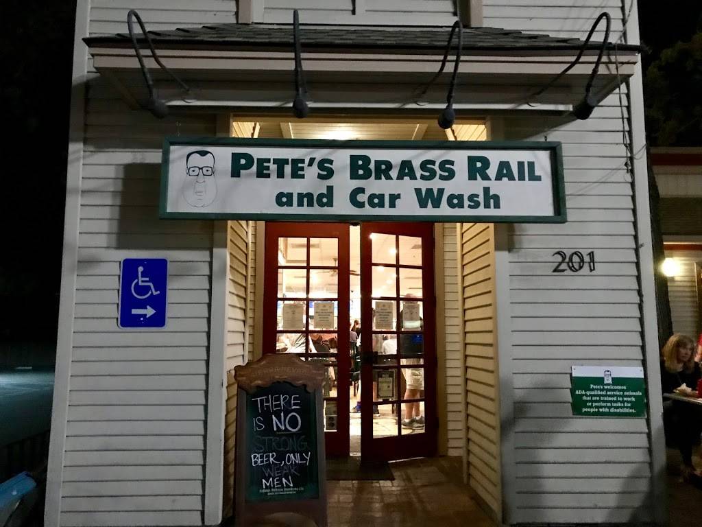 Petes Brass Rail & Car Wash | restaurant | 201 Hartz Ave, Danville, CA 94526, USA | 9258208281 OR +1 925-820-8281