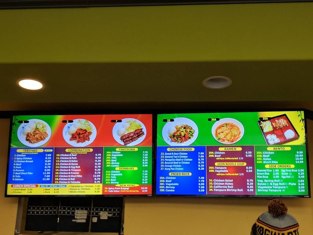 Happy At the Bay Teriyaki | restaurant | 18119 E Valley Hwy #101, Kent, WA 98032, USA | 4252516667 OR +1 425-251-6667