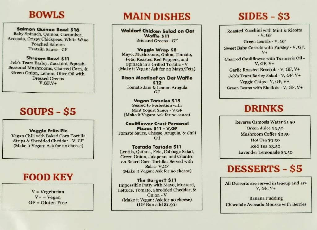 The Veggie Table | restaurant | 1733 Forest Hills Blvd, Bella Vista, AR 72715, USA | 4797152361 OR +1 479-715-2361