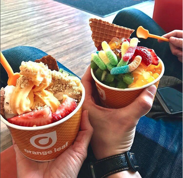 Orange Leaf Frozen Yogurt Memorial City | restaurant | 12369 Kingsride Ln, Houston, TX 77024, USA | 7134675323 OR +1 713-467-5323