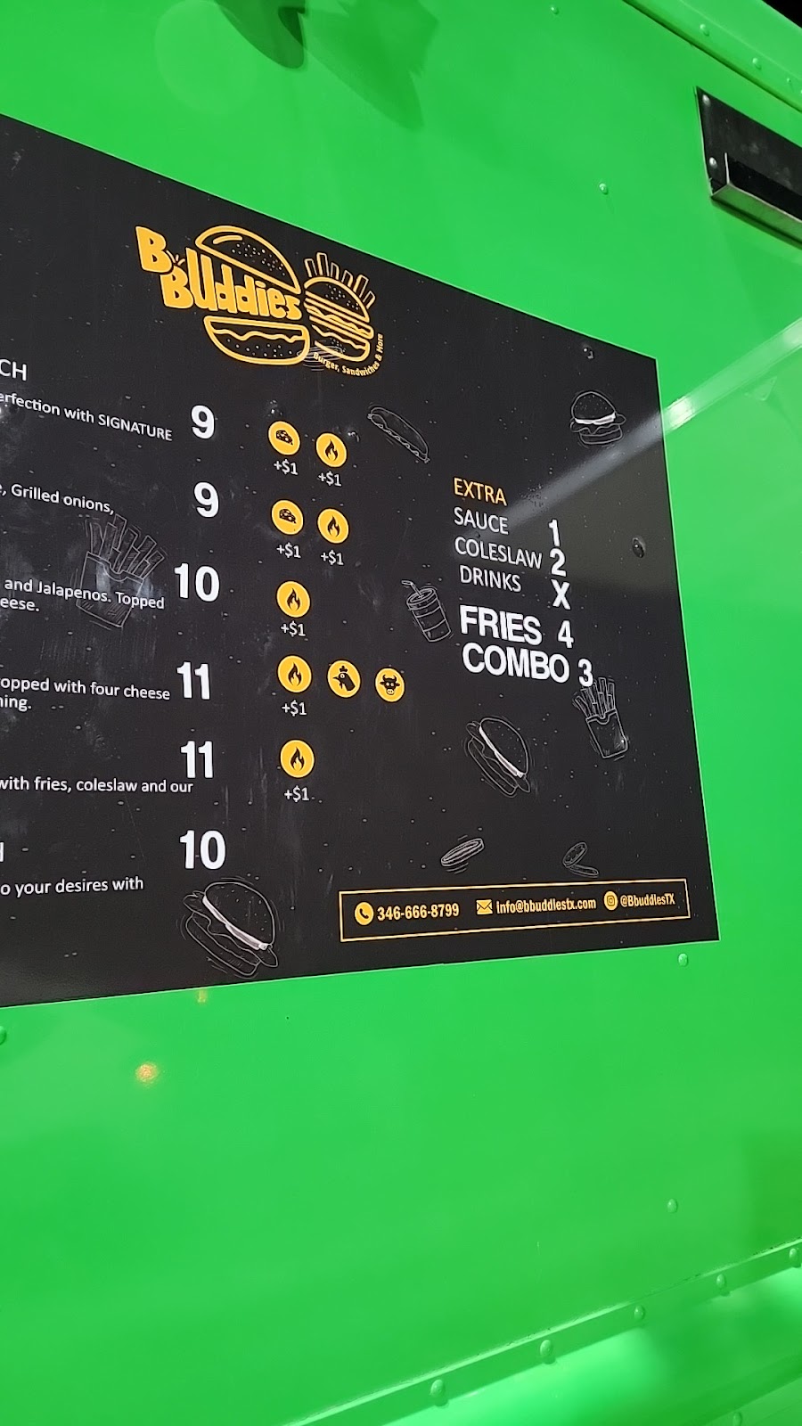 BBuddies (Food Truck) | restaurant | 29601 Robinson Rd, Conroe, TX 77385, USA | 3466668799 OR +1 346-666-8799