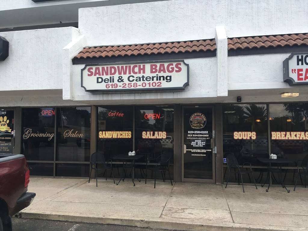 Sandwich Bags Deli and Catering | meal takeaway | 10769 Woodside Ave, Santee, CA 92071, USA | 6192580102 OR +1 619-258-0102