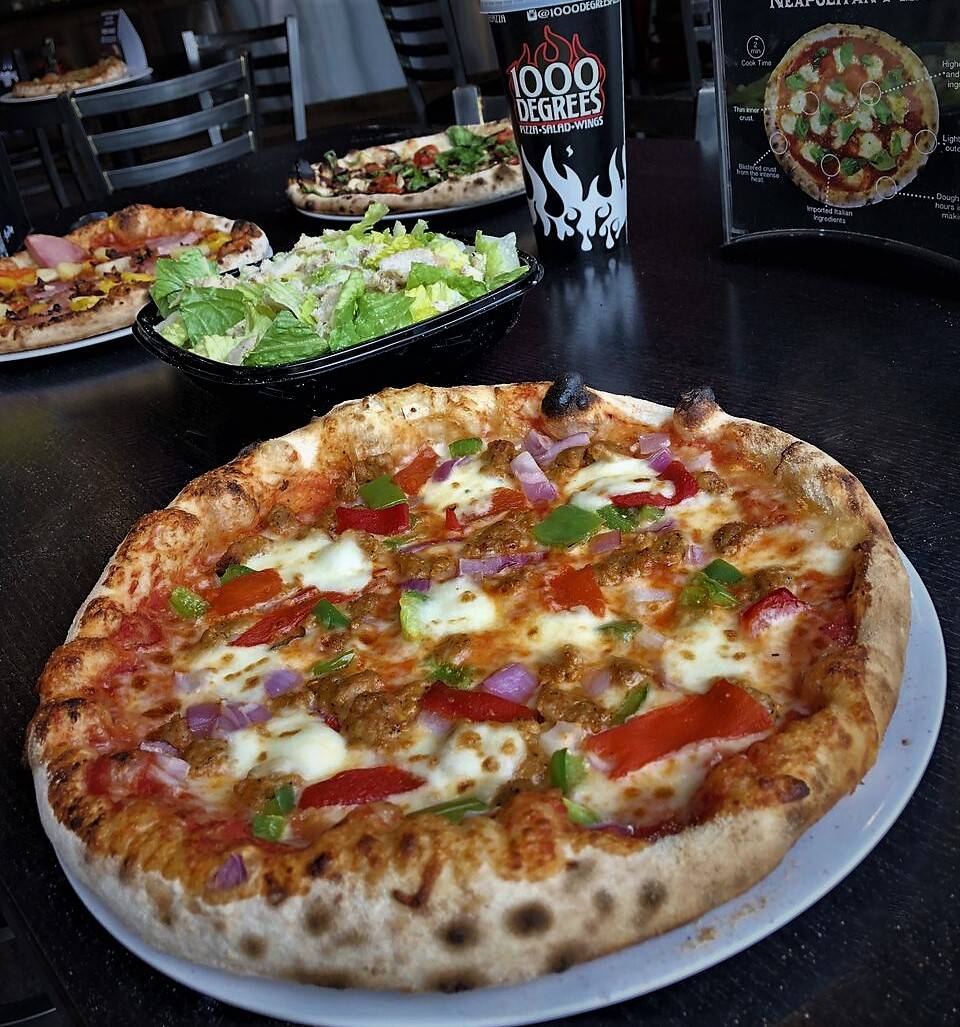 1000 Degrees Pizza Salad Wings | restaurant | 4526 New Linden Hill Rd, Wilmington, DE 19808, USA | 3025436320 OR +1 302-543-6320
