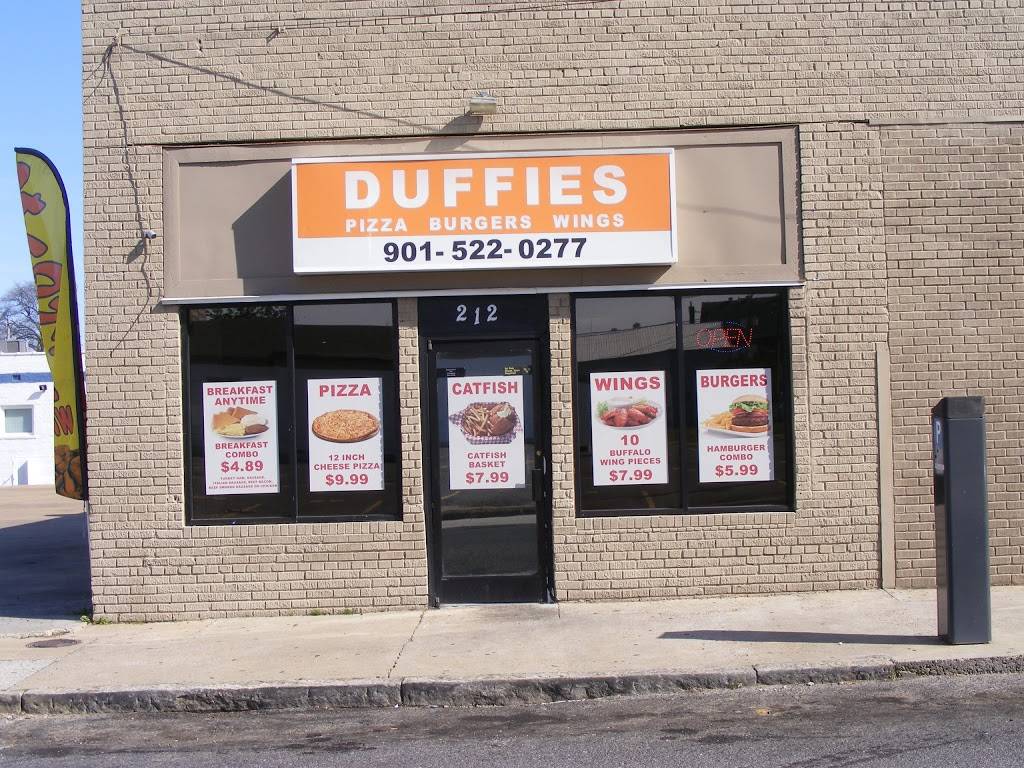 Duffies Pizza Burgers Wings | restaurant | 212 N 4th St, Memphis, TN 38105, USA | 9015220277 OR +1 901-522-0277