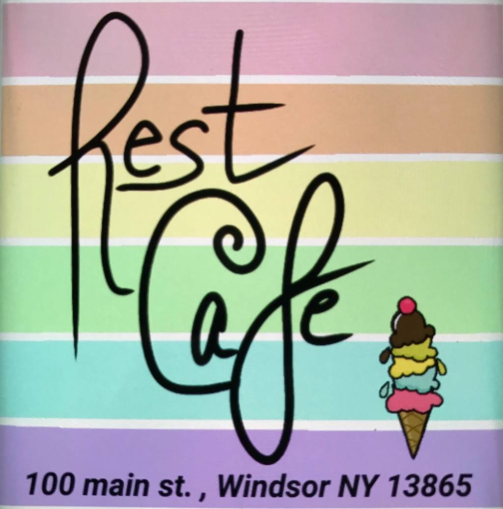 REST CAFE & ICE CREAM | cafe | 100 Main St #1, Windsor, NY 13865, USA | 6072061606 OR +1 607-206-1606