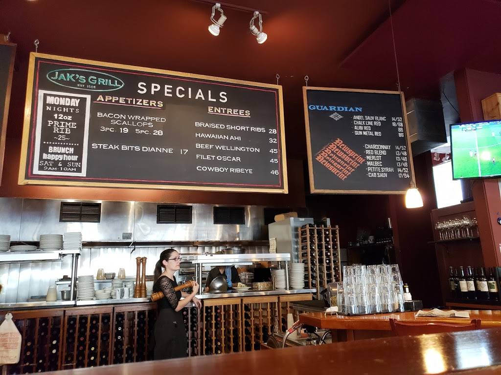 JaKs Grill | restaurant | 3701 NE 45th St, Seattle, WA 98105, USA | 2069858545 OR +1 206-985-8545