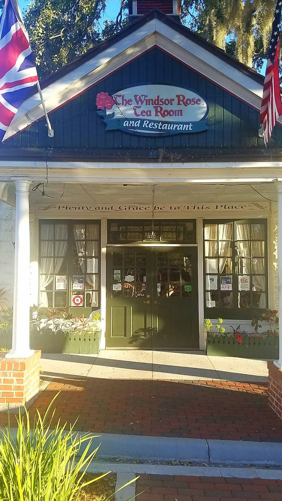The Windsor Rose Restaurant and British Tea Room | cafe | 142 W 4th Ave, Mt Dora, FL 32757, USA | 3527352551 OR +1 352-735-2551