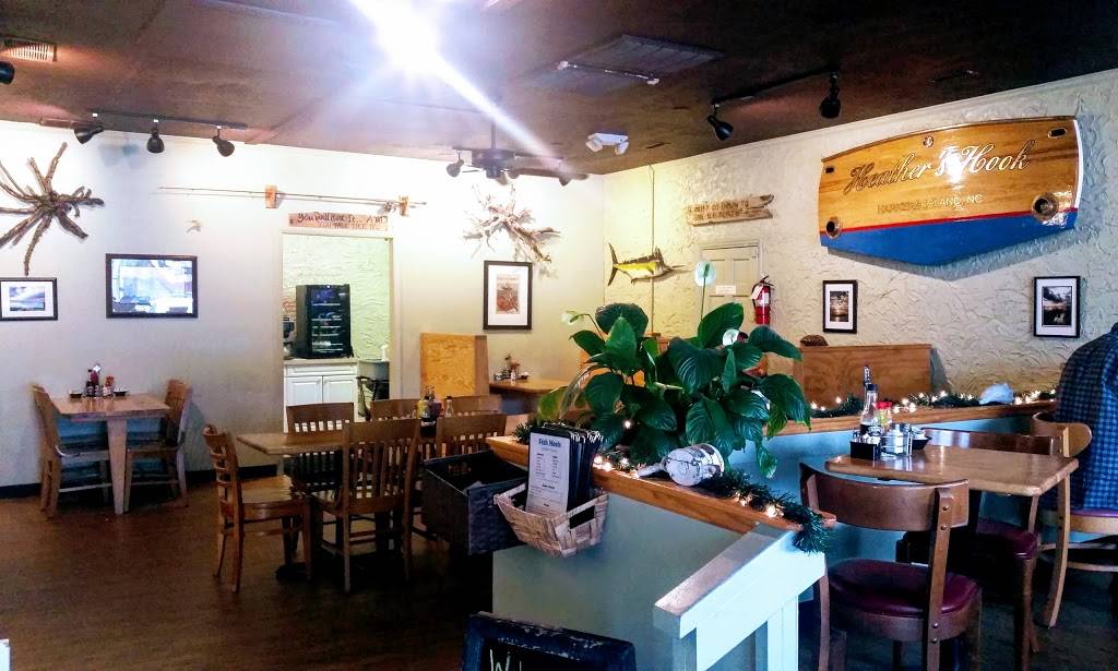 Fish Hook Grill | restaurant | 980 Island Rd, Harkers Island, NC 28531, USA | 2527281792 OR +1 252-728-1792
