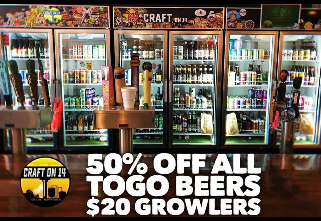 CRAFT on 14 | restaurant | 6600 Northwest 14th Street Bay #5, Plantation, FL 33313, USA | 9549004505 OR +1 954-900-4505