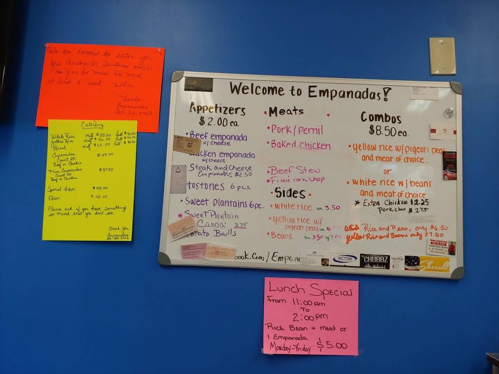 Empanadas | restaurant | 51 Bridge St, Ansonia, CT 06401, USA | 2033082722 OR +1 203-308-2722