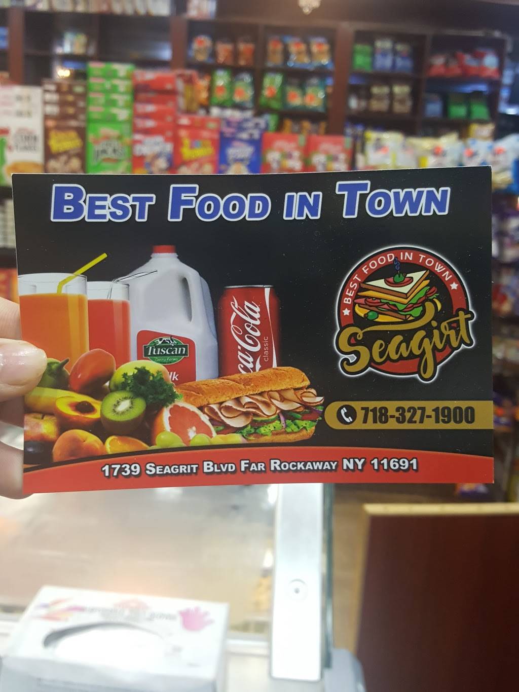 Seagirt Deli & Grill | restaurant | 1739 Seagirt Blvd, Far Rockaway, NY 11691, USA | 7183271900 OR +1 718-327-1900