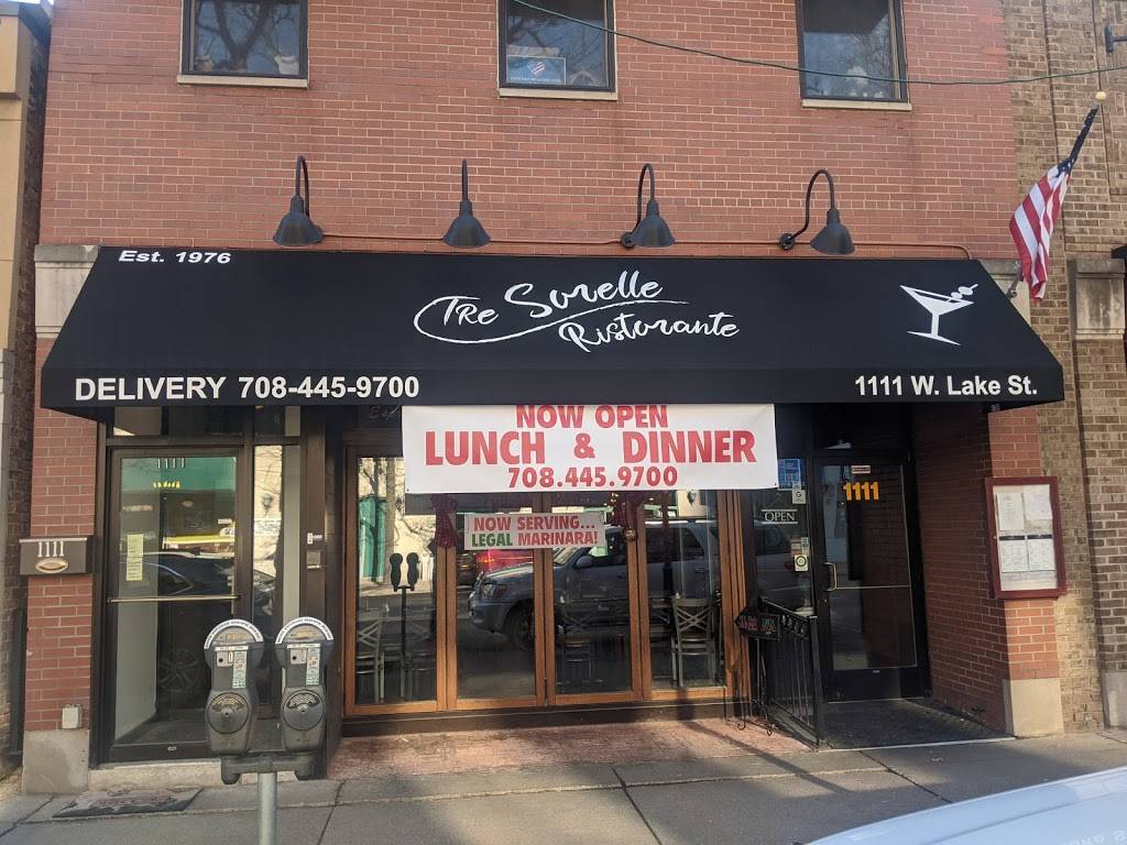 Tre Sorelle Ristorante | meal delivery | 1111 Lake St, Oak Park, IL 60301, USA | 7084459700 OR +1 708-445-9700