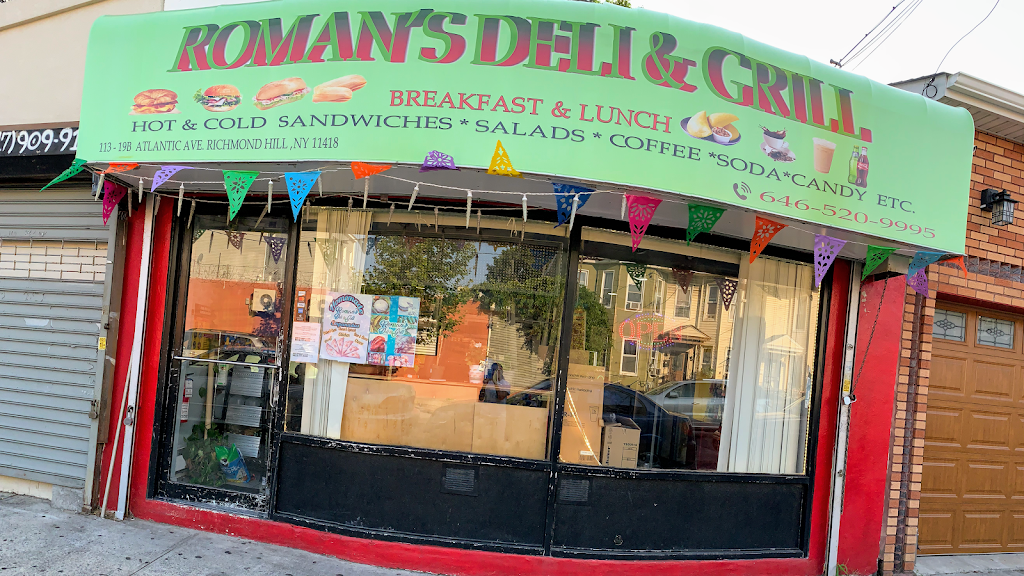Roman’s Deli & Grill | restaurant | 113-19B Atlantic Ave, Queens, NY 11418, USA | 6465209995 OR +1 646-520-9995