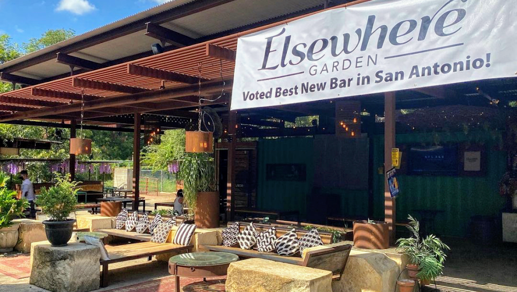 Elsewhere Garden Bar & Kitchen | restaurant | 103 E Jones Ave, San Antonio, TX 78215, USA | 2104469303 OR +1 210-446-9303