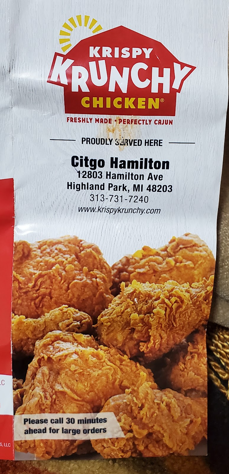 Krispy Krunchy Chicken | restaurant | 12803 Hamilton Ave, Highland Park, MI 48203, USA | 3137317240 OR +1 313-731-7240
