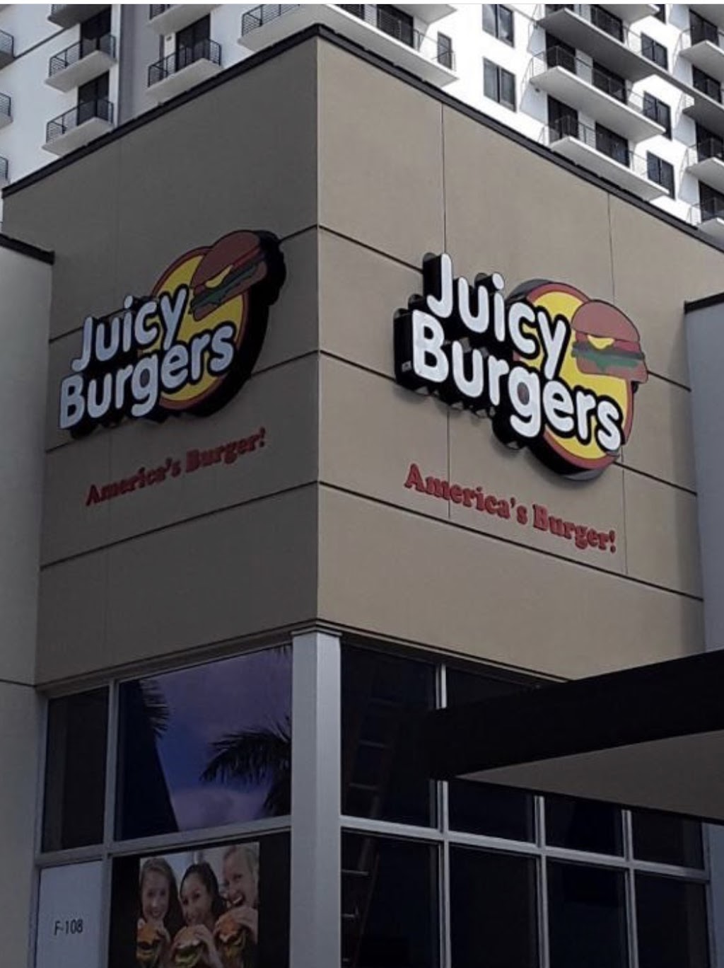 Juicy Burgers Doral | restaurant | 8400 NW 53rd St Unit F108, Doral, FL 33166, USA | 7862926512 OR +1 786-292-6512