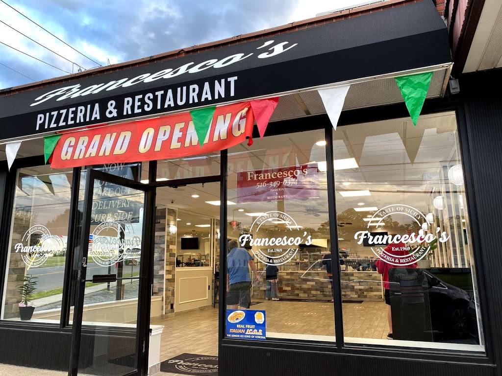 Francescos Pizzeria & Restaurant | meal delivery | 131 Central Park Rd, Plainview, NY 11803, USA | 5163490374 OR +1 516-349-0374