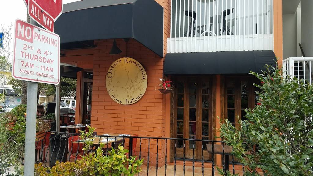Osteria Romantica | restaurant | 2151 Avenida De La Playa, La Jolla, CA 92037, USA | 8585511221 OR +1 858-551-1221