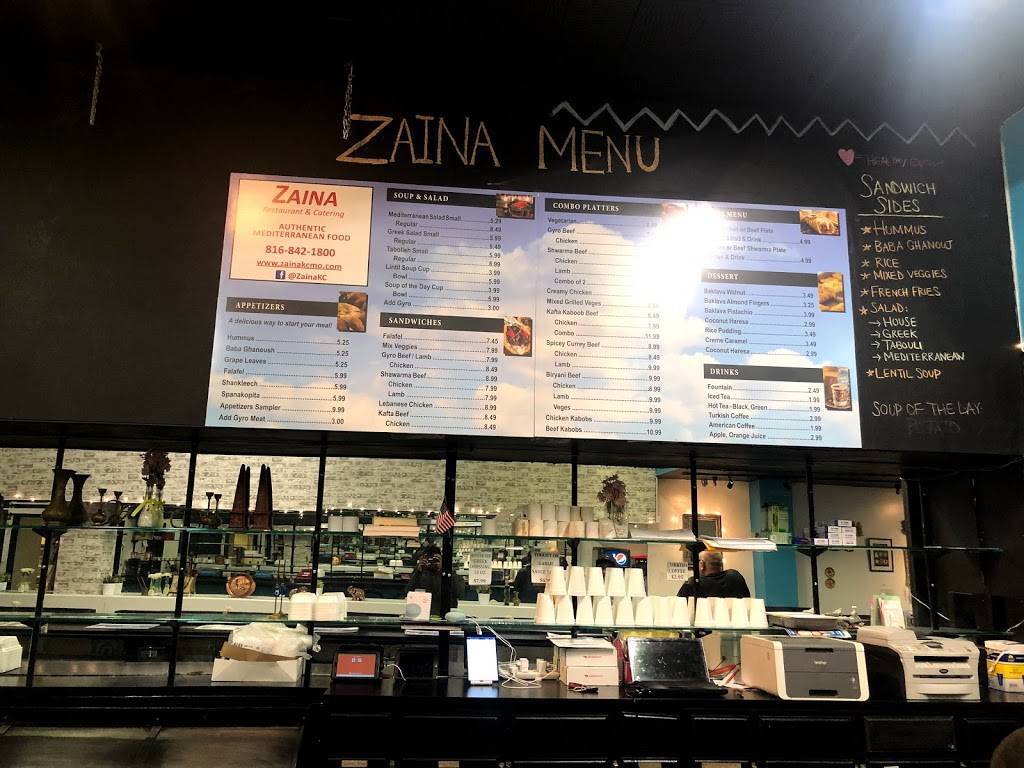 Zaina Mediterranean Cuisine & Catering | restaurant | 1108 Grand Blvd, Kansas City, MO 64106, USA | 8168421800 OR +1 816-842-1800