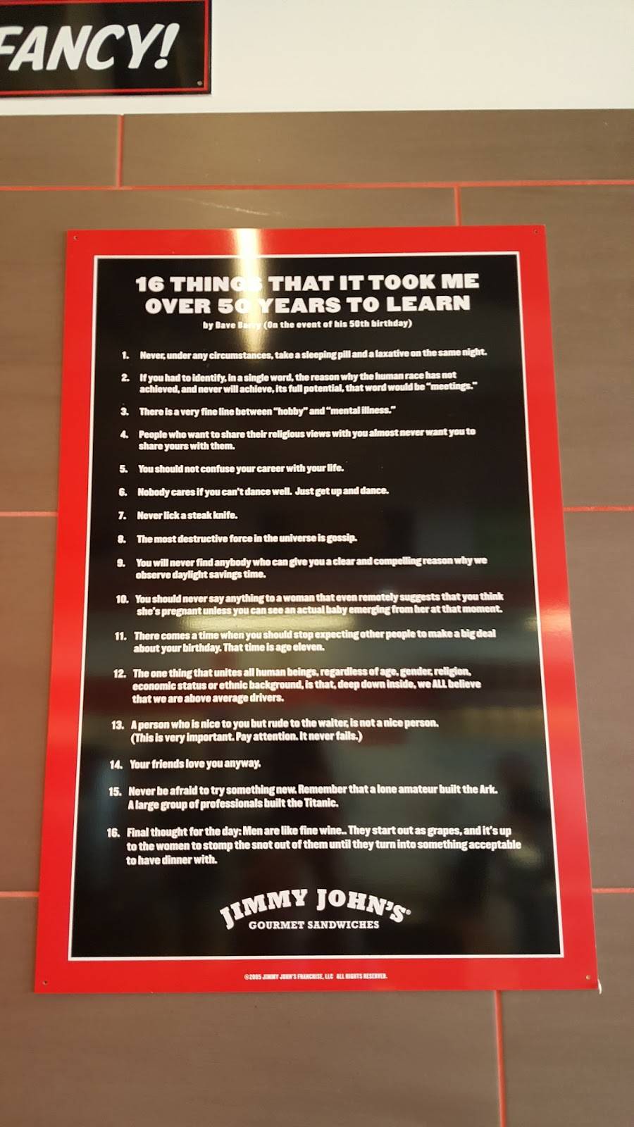 Jimmy Johns | meal delivery | 1911 S Federal Hwy Ste. 1250, Delray Beach, FL 33483, USA | 5612431100 OR +1 561-243-1100