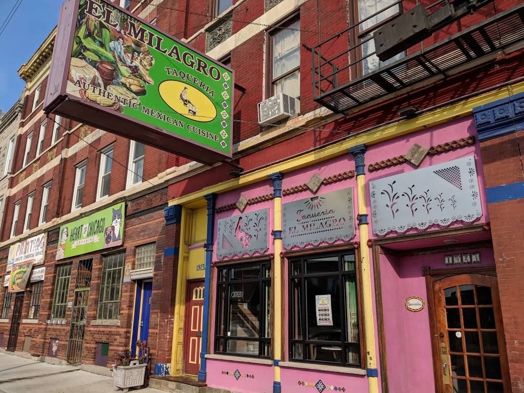 Taqueria El Milagro | restaurant | 1923 S Blue Island Ave, Chicago, IL 60608, USA | 3124337620 OR +1 312-433-7620